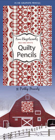 Ann Hazelwood's Red & White Quilty Pencils (10 Pretty Pencils) by Ann Hazelwood, 9781644034057