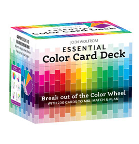 Essential Color Card Deck (Break out of the Color Wheel with 200 Cards to Mix, Match & Plan! Includes Hues, Tints, Tones, Shades & Values) by Joen Wolfrom, 9781644034507