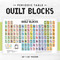 Periodic Table of Quilt Blocks Poster (20" x 30") by C&T Publishing, 9781644034521