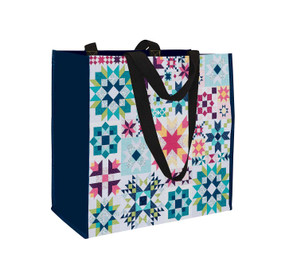 Barn Star Sampler Eco Tote (Reusable Grocery and Shopping Bag, Lightweight Folding Gift Tote Bag) by Shelley Cavanna, 9781644035375