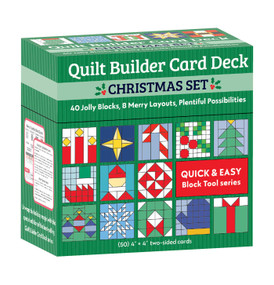 Quilt Builder Card Deck Christmas Set (40 Jolly Blocks, 8 Merry Layouts, Plentiful Possibilities) by C&T Publishing, 9781644035825