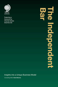 The Independent Bar (Insights into a Unique Business Model) by David Barnes, 9781787422520
