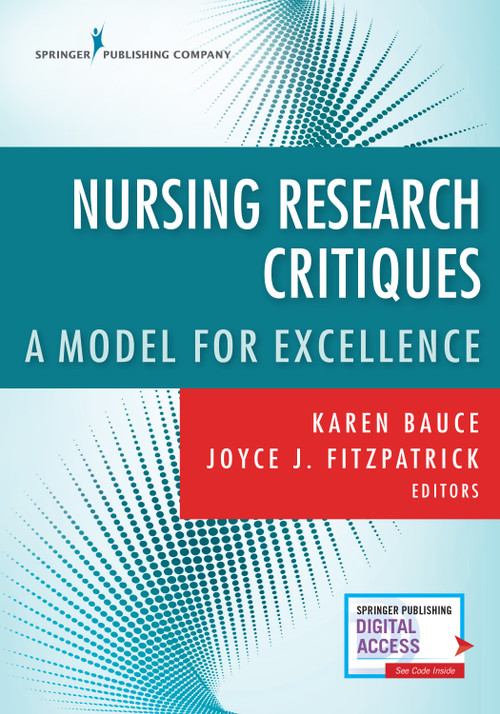 Nursing Research Critiques (A Model for Excellence) by Karen Bauce, Joyce J. Fitzpatrick, 9780826175090