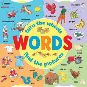 Words (Turn the Wheels, Find the Pictures) by Jan Lewis, 9781861476609