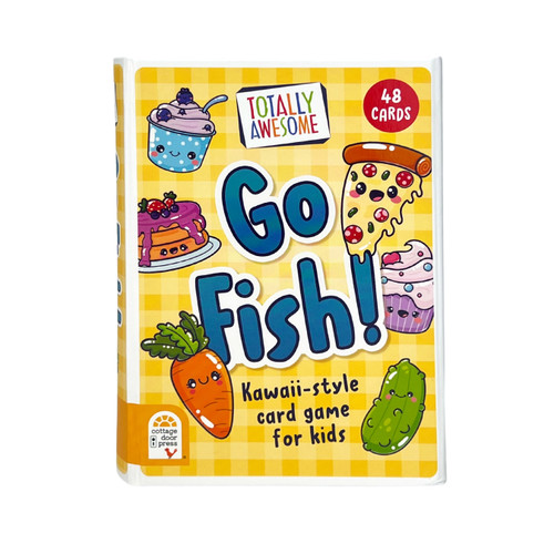 Totally Awesome Go Fish Kawaii Style Card Game for Kids by Elisa Cianchi, Cottage Door Press, 9798890190284