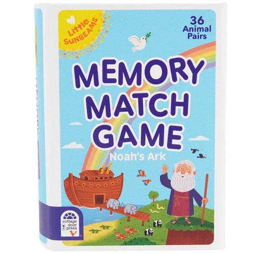 Memory Match Game Noah's Ark by Adriana Camargo, Cottage Door Press, 9798890190338