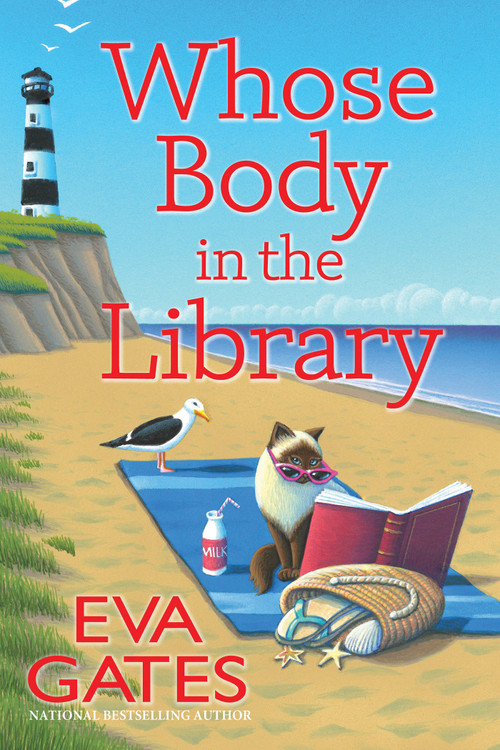 Whose Body in the Library (A Lighthouse Library Mystery) by Eva Gates, 9798892424370