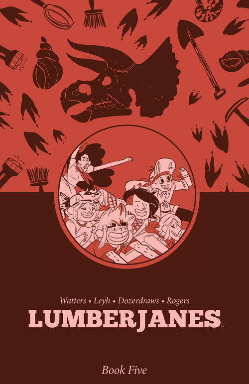 Lumberjanes Book Five by Shannon Watters, Kat Leyh, ND Stevenson, Gus Allen, Dozerdraws, AnneMarie Rogers, 9798892158480