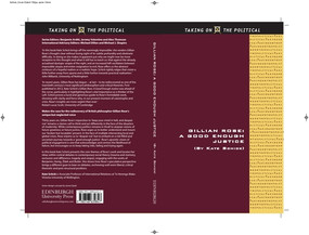 Gillian Rose (A Good Enough Justice) by Kate Schick, 9781399561211
