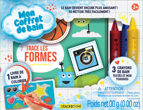 Bath Book Box Set: Trace Shapes! by Corinne Delporte, CrackBoom! Books, Corinne Delporte, 9782898025945