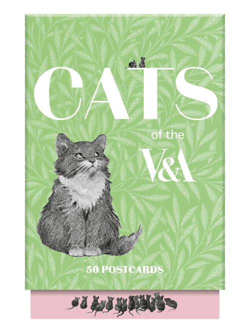 Cats of the V&A: 50 Postcards by The V&A Museum, 9781797243412