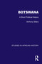Botswana (A Short Political History) by Anthony Sillery, 9781032616896