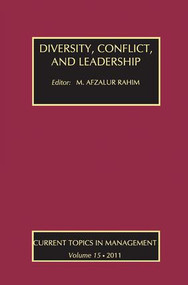 Diversity, Conflict, and Leadership by Alexander Coleman, M. Afzalur Rahim, 9781138509276