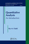 Quantitative Analysis (An Introduction) by RoyM Chiulli, 9780367579203