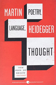 Poetry, Language, Thought by Martin Heidegger, 9780060937287