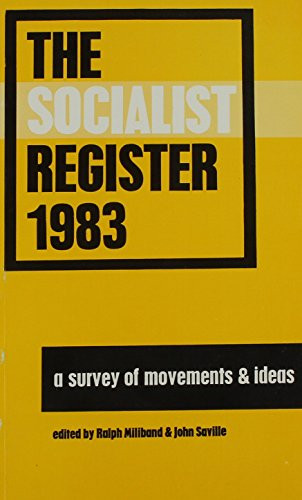 Social Register' 83 by Ralph Miliband, 9780853456414