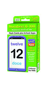 Numbers 0-100 Flash Cards by Alex A. Lluch, 9781613511039