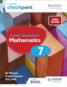 Cambridge Checkpoint Lower Secondary Mathematics Student's Book 7 (Hodder Education Group) by Frankie Pimentel, Ric Pimentel, 9781398301948