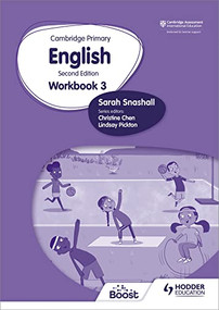 Cambridge Primary English Workbook 3 Second edition (Hodder Education Group) by Sarah Snashall, 9781398300316