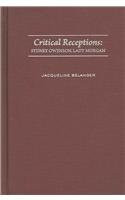 Critical Receptions (Sydney Owenson, Lady Morgan) by Jacqueline Belanger, 9781930901674