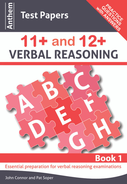 Anthem Test Papers 11+ and 12+ Verbal Reasoning Book 1 by John Connor, Pat Soper, 9780857283832