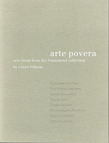 Arte Povera (Selections from the Sonnabend Collection) by Claire Gilman, Benjamin Buchloh, 9781884919114