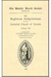Registrum Antiquissimum of the Cathedral Church of Lincoln [7] by C W Foster, 9780901503343