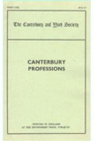 Canterbury Professions by Michael Richter, 9780903491563