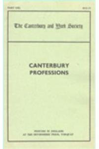 Canterbury Professions by Michael Richter, 9780903491563