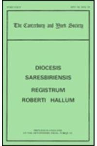 Register of Robert Hallum, Bishop of Salisbury, 1407-1417 by Joyce Horn, 9780907239338