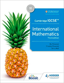 Cambridge IGCSE International Mathematics Third edition (Hodder Education Group) by Ric Pimentel, Frankie Pimentel, 9781398373945