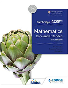 Cambridge IGCSE Core and Extended Mathematics Fifth edition (Hodder Education Group) by Ric Pimentel, Frankie Pimentel, 9781398373914