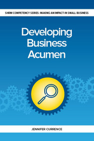 Developing Business Acumen by Jennifer Currence, 9781586444143