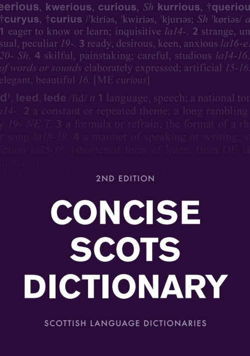 Concise Scots Dictionary (Second Edition) by Scottish Language Dictionaries, 9781474432313