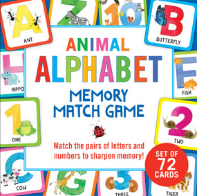 Animal Alphabet Memory Match Game (Set of 72 cards) by Peter Pauper Press, Inc., 9781441347619