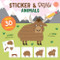 Sticker and Draw - Animals by Alice Potter, 9781441347640