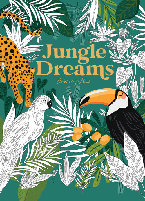 Jungle Dreams Colouring Book (Jungle Animals) by Five MIle, 9781923286061