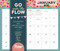 Go with the Flow: Inspiration and Organization for 2027 (A Magnetic Monthly Calendar for Fridge, Wall, or Desk) by Irene Smit, Workman Calendars, Editors of Flow magazine, 9781523535712