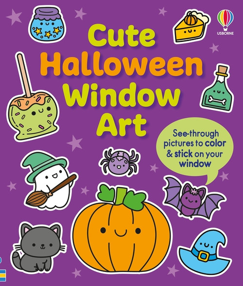 Cute Halloween Window Art by Kate Nolan, Liv Wan, 9781836054344