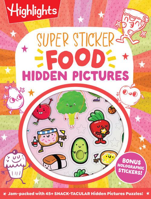 Super Sticker Food Hidden Pictures by Highlights, 9781639625697