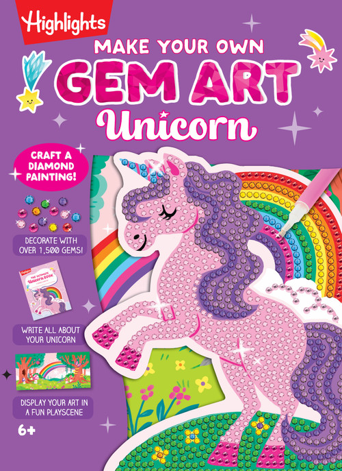 Make Your Own Gem Art Unicorn by Highlights, 9781639625147