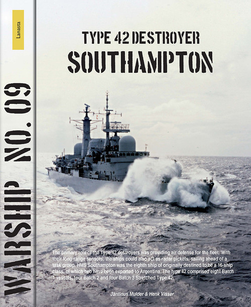 Type 42 destroyer Southampton by Jantinus Mulder, 9789086161997