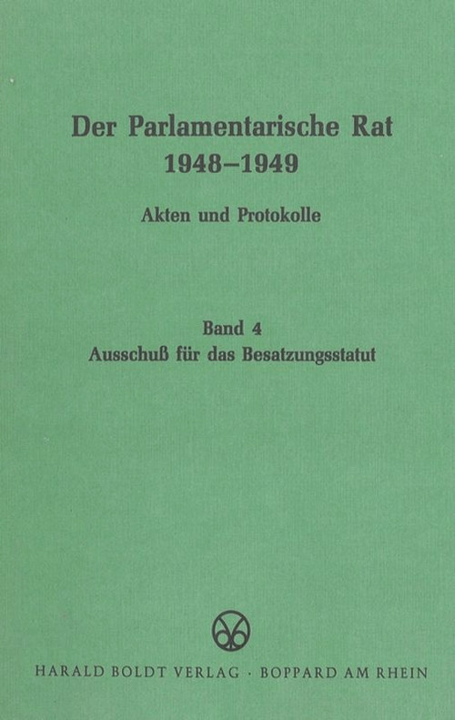 Ausschuß für das Besatzungsstatut (German Edition) by Wolfram Werner, 9783486418897