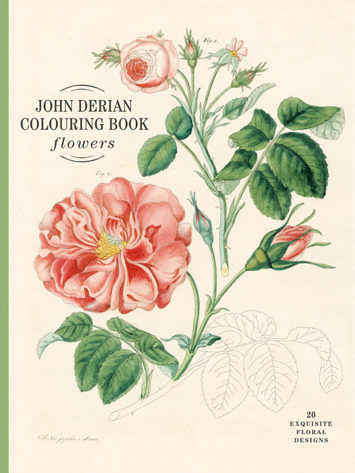 John Derian Colouring Book: Flowers by John Derian, 9781648295089