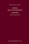 Greek New Testament (UBS6) (Hardcover) (Sixth Revised Edition) (Bilingual Edition) by Institute for New Testament Textual Research, 9783438053107