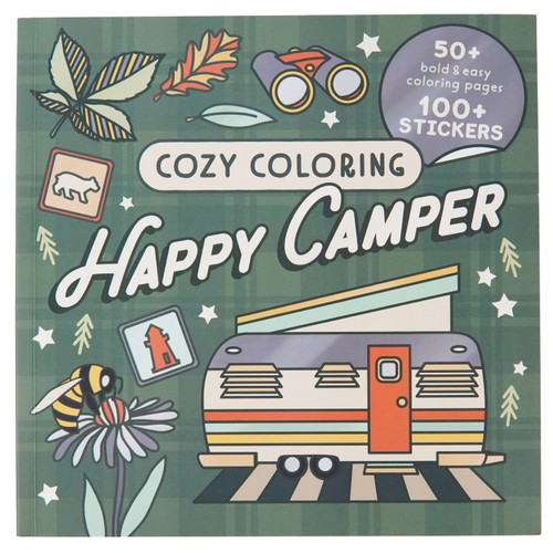 Cozy Coloring Happy Camper by Danbee Park, Parragon Books, 9798890195319