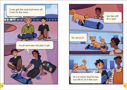 Phonic Books Sun Cats Graphic Novel (Sounds of the Alphabet) by Phonic Books, 9798217125913