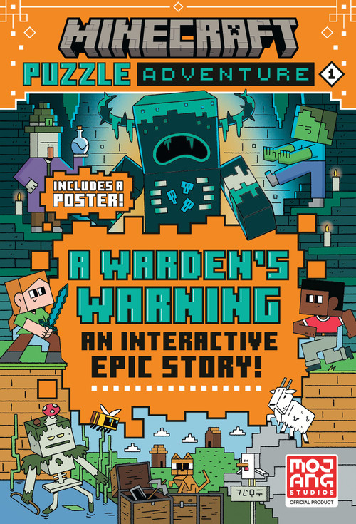 Minecraft Puzzle Adventure: A Warden's Warning by Random House, 9798217227358