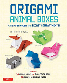 Origami Animal Boxes Kit (Cute Paper Models with Secret Compartments! (14 Animal Origami Models + 48 Folding Sheets)) - 9780804859721 by Kimura Yoshihisa, 9780804859721