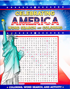 Celebrating America Word Search and Coloring by Editors of Thunder Bay Press, 9781667214009